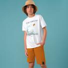 Conjunto camiseta malha e bermuda moletinho - lamon