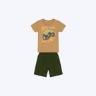 Conjunto Camiseta Manga Curta Dino Car E Bermuda Moletinho Infantil Menino Brandili 26675 Laranja Conjunto Camiseta Manga Curta Dino Car E Bermuda Moletinho Infantil Menino Brandili 26675 Laranja