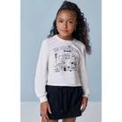 Conjunto Camiseta Manga Longa Bobby good Shorts saia Vic&Vic -