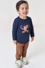Conjunto camiseta manga longa ursinho calca cotton jeans JF -
