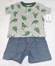 Conjunto Camiseta / Shorts Carter's - 9 MESES