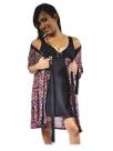 Conjunto Camisola com Robe Formosa 609 Estampada Viscose