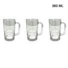 Conjunto Caneca de Chopp de Vidro 360ml