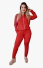 Conjunto Canelado 2 Peças Blusa E Calça Inverno/outono Cd 01