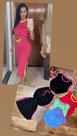 Conjunto canelado cor preta