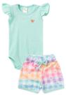 Conjunto Canelado - Xadrez Tie Dye - Ame Kids