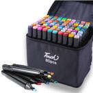 Conjunto Canetas 80 cores Permanente Canetinhas Coloridas Ponta Duplas