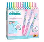 Conjunto Canetas Com Enfeites Fashion Dreams - Fun Conjunto Canetas Com Enfeites Fashion Dreams - Fun