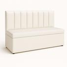 Conjunto Canto Alemão Encosto Ripado material sintético 1,15x45cm Decoração Sala de Jantar Sofa Confortável Cor:material sintético BRANCOASSENT Conjunto Canto Alemão Encosto Ripado material sintético 1,15x45cm Decoração Sala de Jantar Sofa Confortável Cor:material sintético BRANCOASSENT