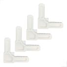 Conjunto Canto Tela Mosqueteira Cx-003 Branco 20 Unidades Conjunto Canto Tela Mosqueteira Cx-003 Branco 20 Unidades