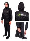 Conjunto Capa Chuva Motoqueiro Motoboy EPI Nylon Emborrachado Impermeável Seguro para Pilotagem