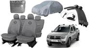 Conjunto capa couro + brinde parabrisa limpo