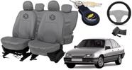 Conjunto Capa Couro Cinza Omega 91-98 Super Resistente Conjunto Capa Couro Cinza Omega 91-98 Super Resistente