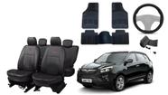 Conjunto capa couro Jac T6 2016-2020 + tapete + protetores
