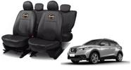 Conjunto capa couro Kicks 2016-2023 proteção total para bancos do carro