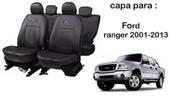 Conjunto capa couro Ranger 01-13 resistente sujeira e rasgos
