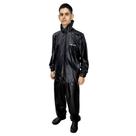 Conjunto Capa de Chuva Motoqueiro PVC 0,28mm Pop Gola Masculino Preto - Pioneira 2510-PRE