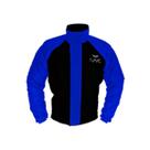 Conjunto Capa de Chuva Nave Nylon Impermeável Preto Azul