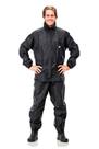 Conjunto Capa de Chuva Nylon Forro Moto Refletivo Pantaneiro