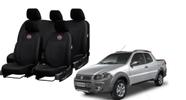 Conjunto Capa de Couro Para Strada 11-19 Evita Rasgos e Manchas