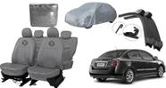 Conjunto Capa de Couro Sentra 01-15 + Capa Cobrir Conjunto Capa de Couro Sentra 01-15 + Capa Cobrir