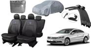 Conjunto Capa em Couro Passat 12-20 + Protetor + Limpador Automotivo