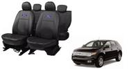 Conjunto capas couro Edge 09-12 alta proteção rasgo sujeira líquidos