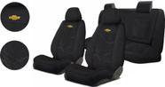 Conjunto Capas Tecido Premium Blazer 1995-2011 + Volante + Chaveiro GM