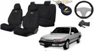 Conjunto Capas Tecido Premium Monza 1991 a 1996 + Volante + Chaveiro GM