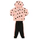 Conjunto Capuz Longo Infantil Moletinho Rosa Marlan