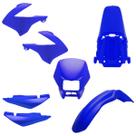 Conjunto Carenagem Pro Tork Nxr 150 Bros 2003 2004 2005 2006 2007 2008 Kit 5 Peças Aba do Tanque