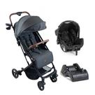 Conjunto Carrinho Kira Galzerano Com Bebê Conforto Grid e Base Conjunto Carrinho Kira Galzerano Com Bebê Conforto Grid e Base