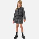 Conjunto Casaco Boxy e Saia em Tweed Monaco com Shorts Embutido Infantil Menina Infanti 81269