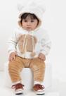 Conjunto Casaco Calça Pelo Bebê Menino Inverno Lessa B8927