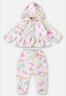 Conjunto Casaco e Calça em Suedine para Bebê Menina Up Baby Conjunto Casaco e Calça em Suedine para Bebê Menina Up Baby