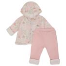 Conjunto Casaco e Calça Forrados Suedine, Plush Patchwork Mini Co.