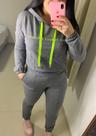 Conjunto casaco e calça