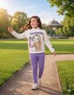 Conjunto Casaco e Leg Princesa Rapunzel Bimbi