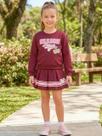 Conjunto Casaco e Shorts College Ursinho Momi