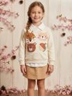 Conjunto Casaco e Shorts Saia Bichinhos Bimbi