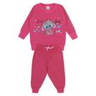 Conjunto Casaco Estampa de Elefante e Calça Pink - Big Bless Conjunto Casaco Estampa de Elefante e Calça Pink - Big Bless