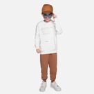Conjunto Casaco Moletom Branco e Calça Moletom Bege Infantil Menino Have Fun 29441 Conjunto Casaco Moletom Branco e Calça Moletom Bege Infantil Menino Have Fun 29441
