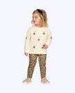 Conjunto Casaco Moletom Peluciado e Calça Legging Molicotton Peluciado Infantil Feminino Milon 2001496