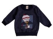 Conjunto Casaco motetom flamê e calça moletom infantil bebê Ralakids