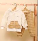 Conjunto Casaco Pelo + Calça Inverno Bebê Menino Lessa 9242