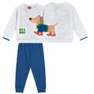 Conjunto Casaco Peluciado e Calça Moletom Conjunto Casaco Peluciado e Calça Moletom