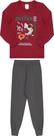 Conjunto Casaco Rajado c/Silk Tubarão e Calça Moletom Infantil Masculino 1020