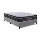 Conjunto Casal Box Sommier Conceito + Colchão Elegant Superpocket Ortobom 1,38x1,88