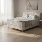 Conjunto Casal Colchão Freedom Espuma Viscoelástica Ortobom +Box Sommier Conceito 1,38x1,88