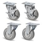 Conjunto Caster CW FutureParts de 4 polegadas com capacidade pesada de 550 kg Conjunto Caster CW FutureParts de 4 polegadas com capacidade pesada de 550 kg